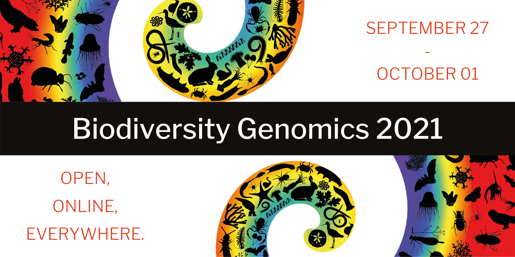 promo card for Biodiversity Genomics 2021 event